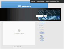 Tablet Screenshot of microwave.umwblogs.org