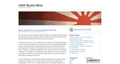 Desktop Screenshot of news.umwblogs.org