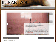 Tablet Screenshot of inbantam.umwblogs.org