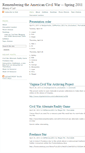 Mobile Screenshot of civilwarmemory.umwblogs.org