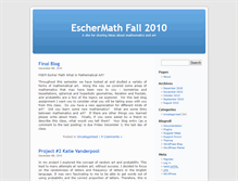 Tablet Screenshot of eschermathfall2010.umwblogs.org
