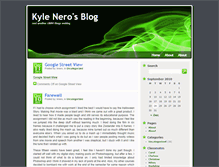 Tablet Screenshot of kylesblog.umwblogs.org