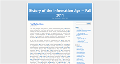 Desktop Screenshot of infoage.umwblogs.org