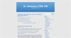 Desktop Screenshot of fsem100j.umwblogs.org