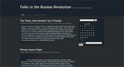 Desktop Screenshot of czarwillard.umwblogs.org
