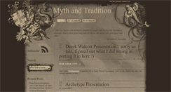 Desktop Screenshot of mythandtradition.umwblogs.org