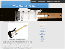 Tablet Screenshot of electricguitar.umwblogs.org