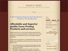 Tablet Screenshot of mere.umwblogs.org