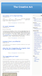 Mobile Screenshot of creativeact.umwblogs.org