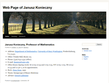 Tablet Screenshot of jkoniecz.umwblogs.org