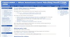 Desktop Screenshot of marchinghome2008.umwblogs.org