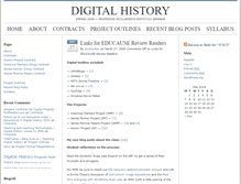 Tablet Screenshot of digitalhistory.umwblogs.org