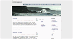 Desktop Screenshot of bioinformatics.umwblogs.org