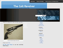 Tablet Screenshot of coltrevolver.umwblogs.org