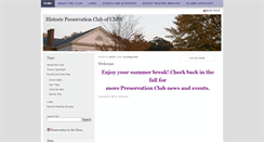 Desktop Screenshot of presclub.umwblogs.org