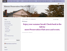 Tablet Screenshot of presclub.umwblogs.org