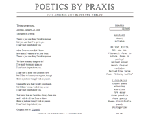 Tablet Screenshot of praxis.umwblogs.org