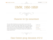 Tablet Screenshot of ns1950s.umwblogs.org