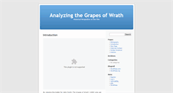 Desktop Screenshot of grapesofwrath.umwblogs.org