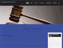 Tablet Screenshot of judicial.umwblogs.org