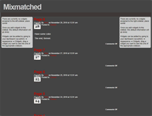 Tablet Screenshot of mixmatched.umwblogs.org