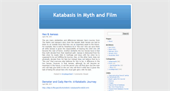 Desktop Screenshot of katabasis2.umwblogs.org