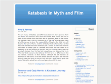 Tablet Screenshot of katabasis2.umwblogs.org