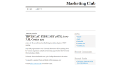 Desktop Screenshot of marketing.umwblogs.org