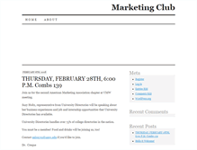 Tablet Screenshot of marketing.umwblogs.org