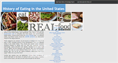 Desktop Screenshot of historyofeating.umwblogs.org