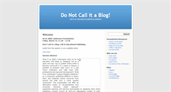 Desktop Screenshot of notablog.umwblogs.org