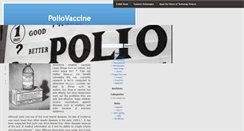 Desktop Screenshot of poliovaccine.umwblogs.org