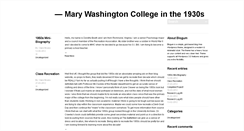 Desktop Screenshot of 1930sresearchlog.umwblogs.org