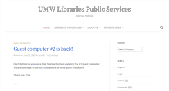 Desktop Screenshot of libraries.umwblogs.org