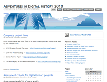 Tablet Screenshot of dh2010.umwblogs.org