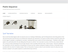 Tablet Screenshot of poeticsequence.umwblogs.org