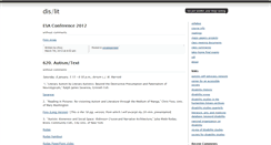 Desktop Screenshot of dislit.umwblogs.org