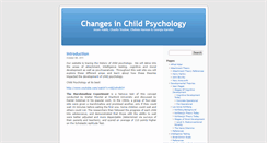 Desktop Screenshot of childpsych.umwblogs.org