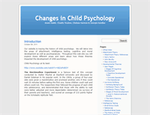Tablet Screenshot of childpsych.umwblogs.org