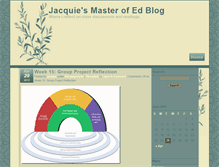 Tablet Screenshot of jacquie.umwblogs.org