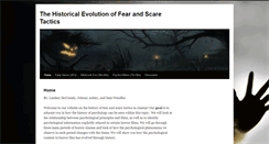 Desktop Screenshot of fearincinema.umwblogs.org