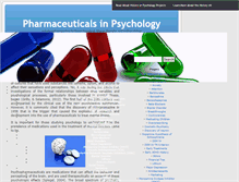 Tablet Screenshot of pharmaceutical.umwblogs.org