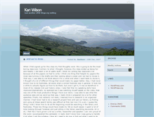 Tablet Screenshot of kawilson.umwblogs.org