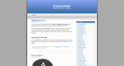 Desktop Screenshot of costumier.umwblogs.org