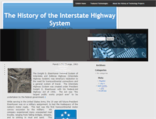 Tablet Screenshot of highway.umwblogs.org