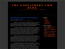 Tablet Screenshot of godfathersutton.umwblogs.org