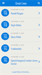 Mobile Screenshot of greatlives.umwblogs.org
