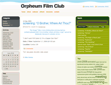 Tablet Screenshot of film.umwblogs.org