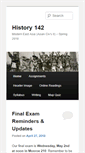 Mobile Screenshot of history142.umwblogs.org