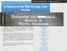 Tablet Screenshot of dsmistory.umwblogs.org